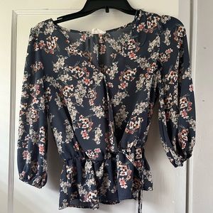 Flowered blouse